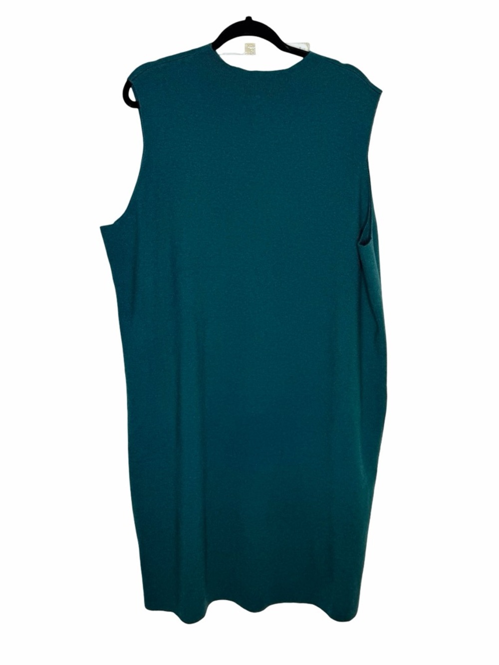Universal Standard High Neck Sleeveless Dress Size Universal XL US 4X Teal Green - Picture 3 of 7